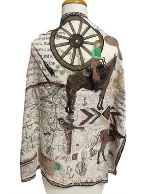 Double D Ranch Untamed Territory Yellowstone Dutton Western Wild Rag Scarf